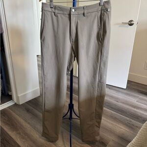 Lululemon commission pant slim fit warpstreme. Carbon dust. 31w/30l.